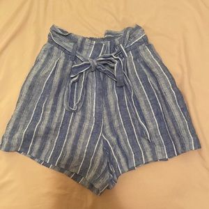 H&M Stripped Tie adjustable Shorts